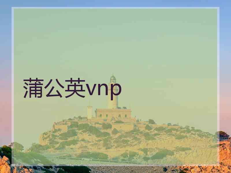 蒲公英vnp