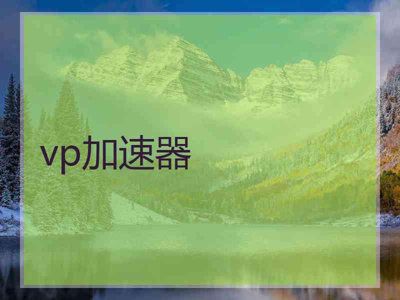 vp加速器
