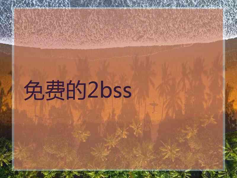 免费的2bss